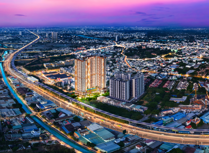Vị trí căn hộ Lái Thiêu gần TP.HCM và các khu vực lân cận